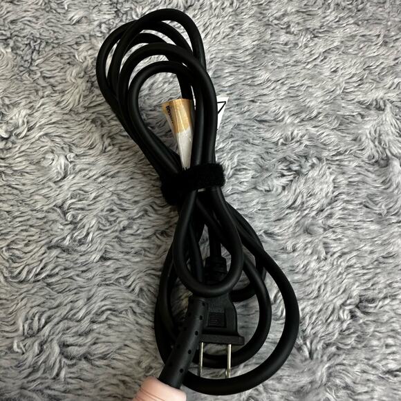 L'ange Hair Curling Wand #HT015B Blush Pink Rose Gold Corded Hot Hair Tool - Picture 6 of 7